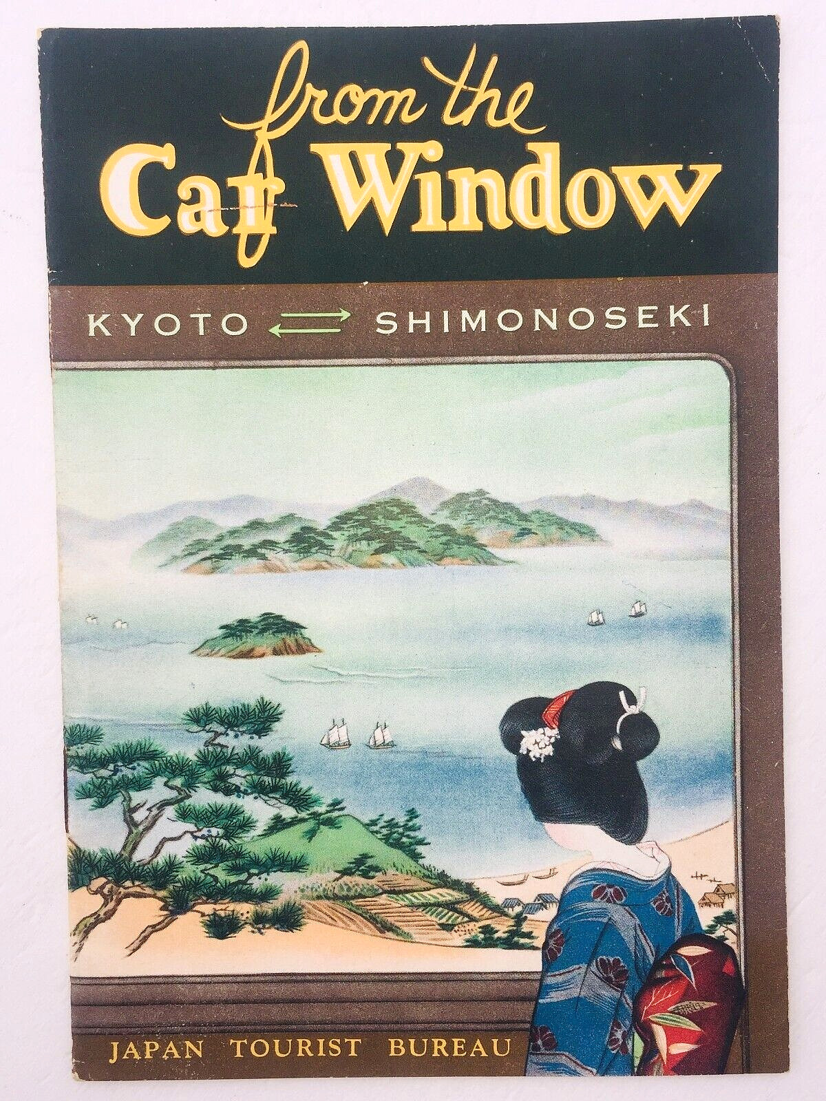 FROM THE CAR WINDOW  April 1936  Japan Rail Travel   Japan Tourist Bureau   NEW