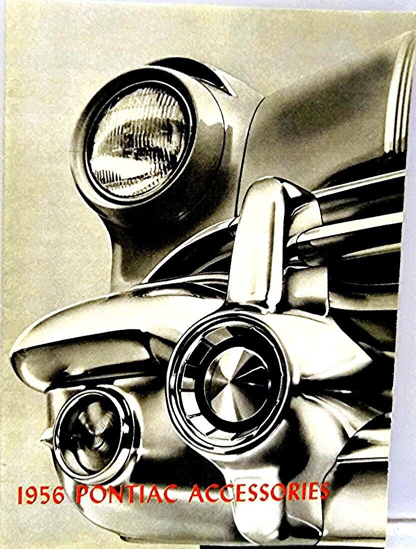 1956 Pontiac Accessories Brochure - Excellent Condition