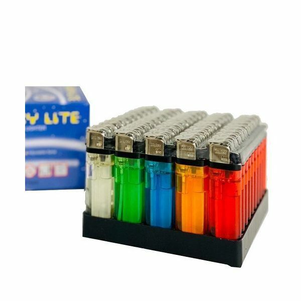 Galaxy Lite Flint Full Size Disposable Adjustable Lighters 5 Colors 5x – 50x