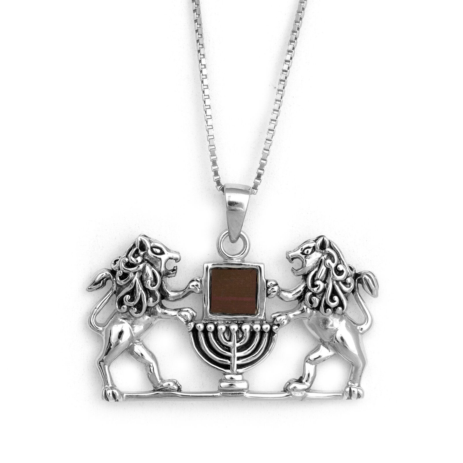 Pendant Lion of Judah Nano Sim Old Jewish Bible Tanakh Sterling Silver Jewelry 