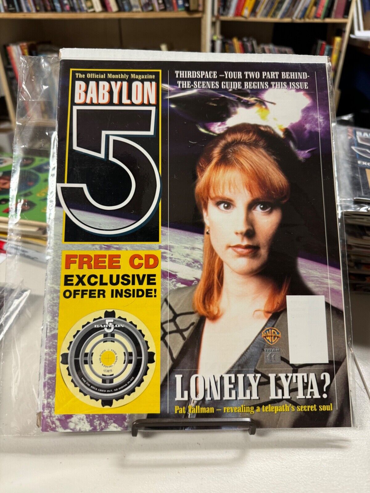 Babylon 5 The Official Monthly Magazine 1998 Vol 2 No 4 Pat Tallman Lonely Lyta?