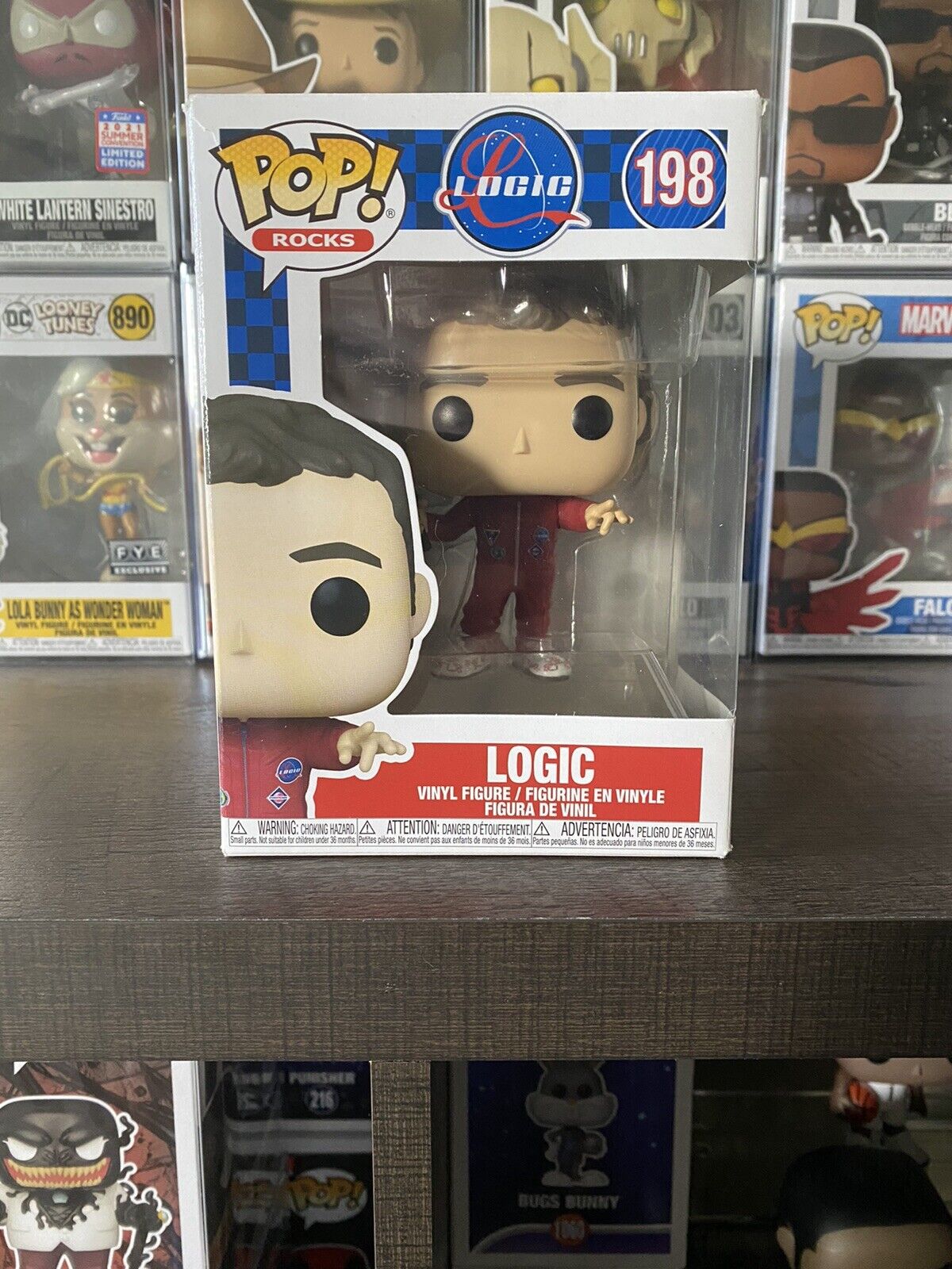 Funko POP MUSIC LOGIC- #198 GOOD CONDITION. COLLECTOR OWNED