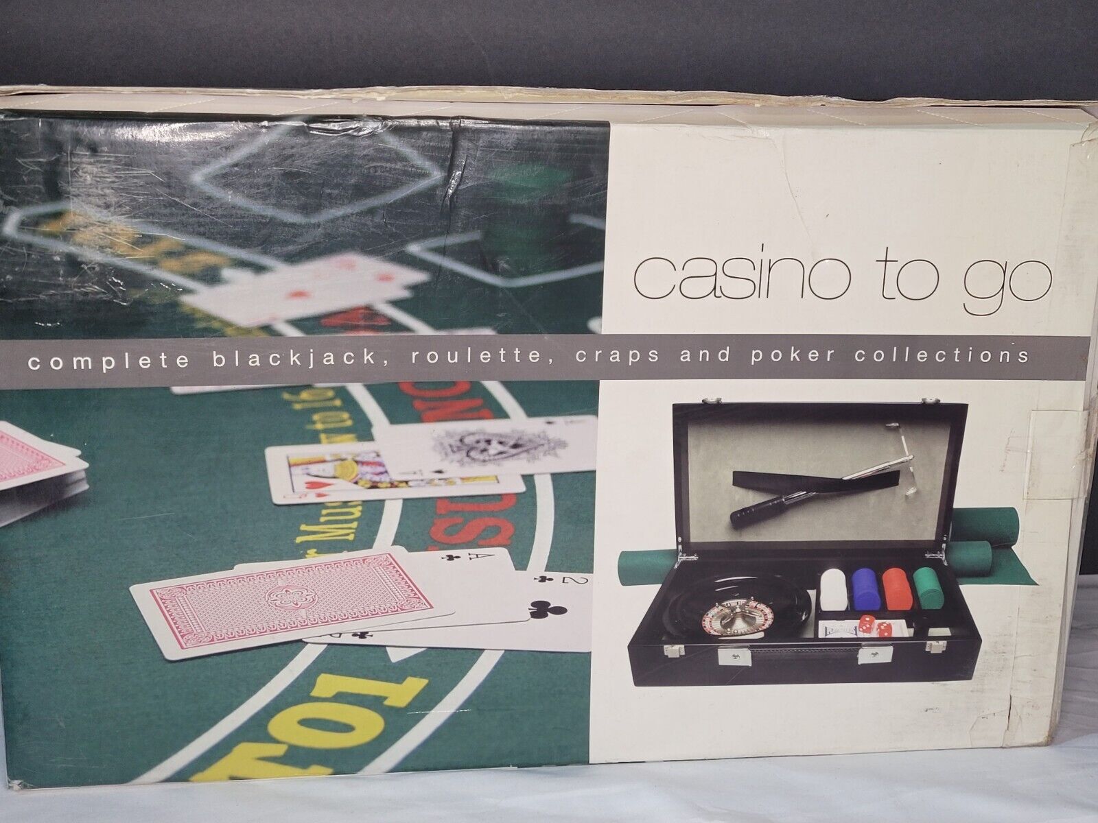 Casino To Go Complete Blackjack, Roulette,  Craps, And Poker Collection