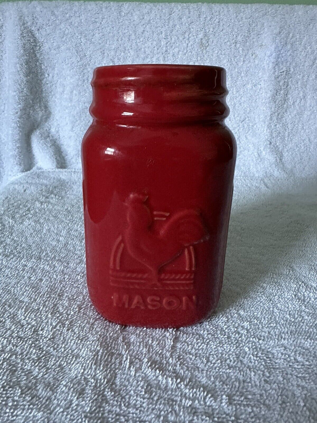 Ceramic SQUARE “Mason” Pint Jar