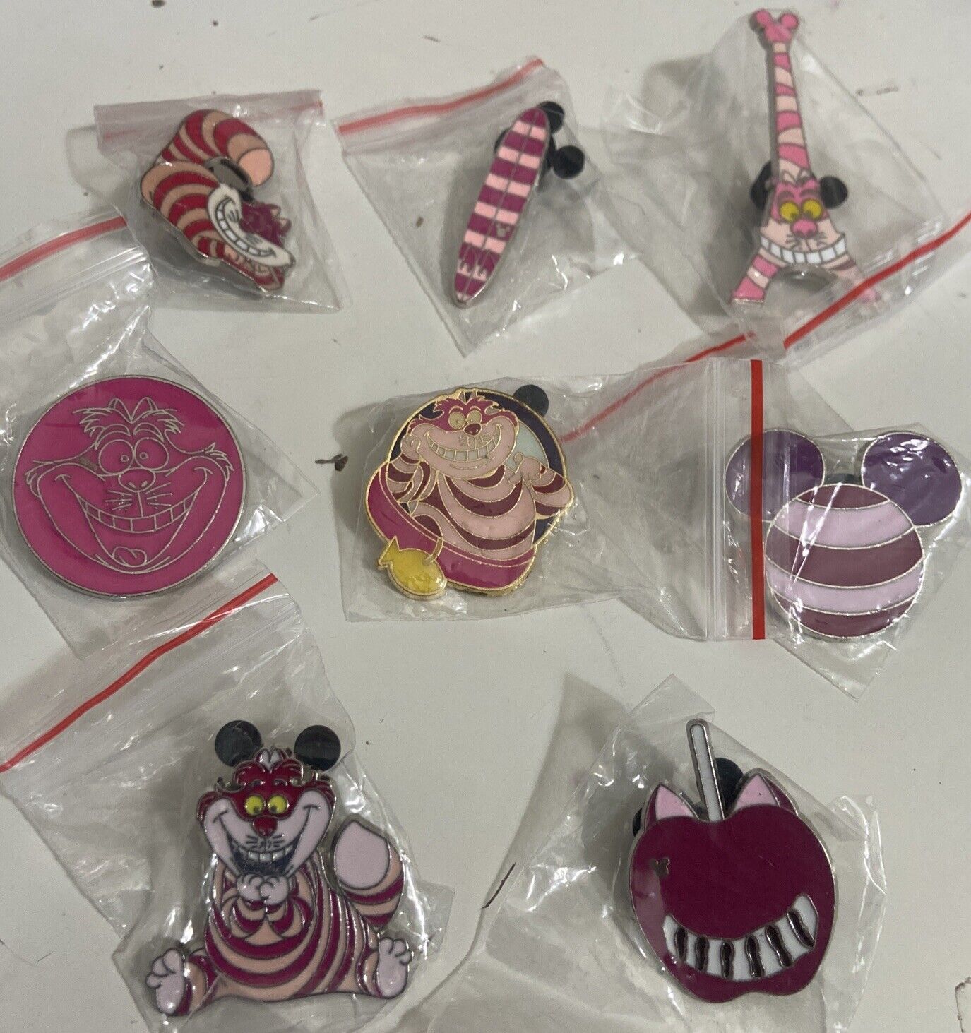 Disney Cheshire Cat Only Pins lot of 8