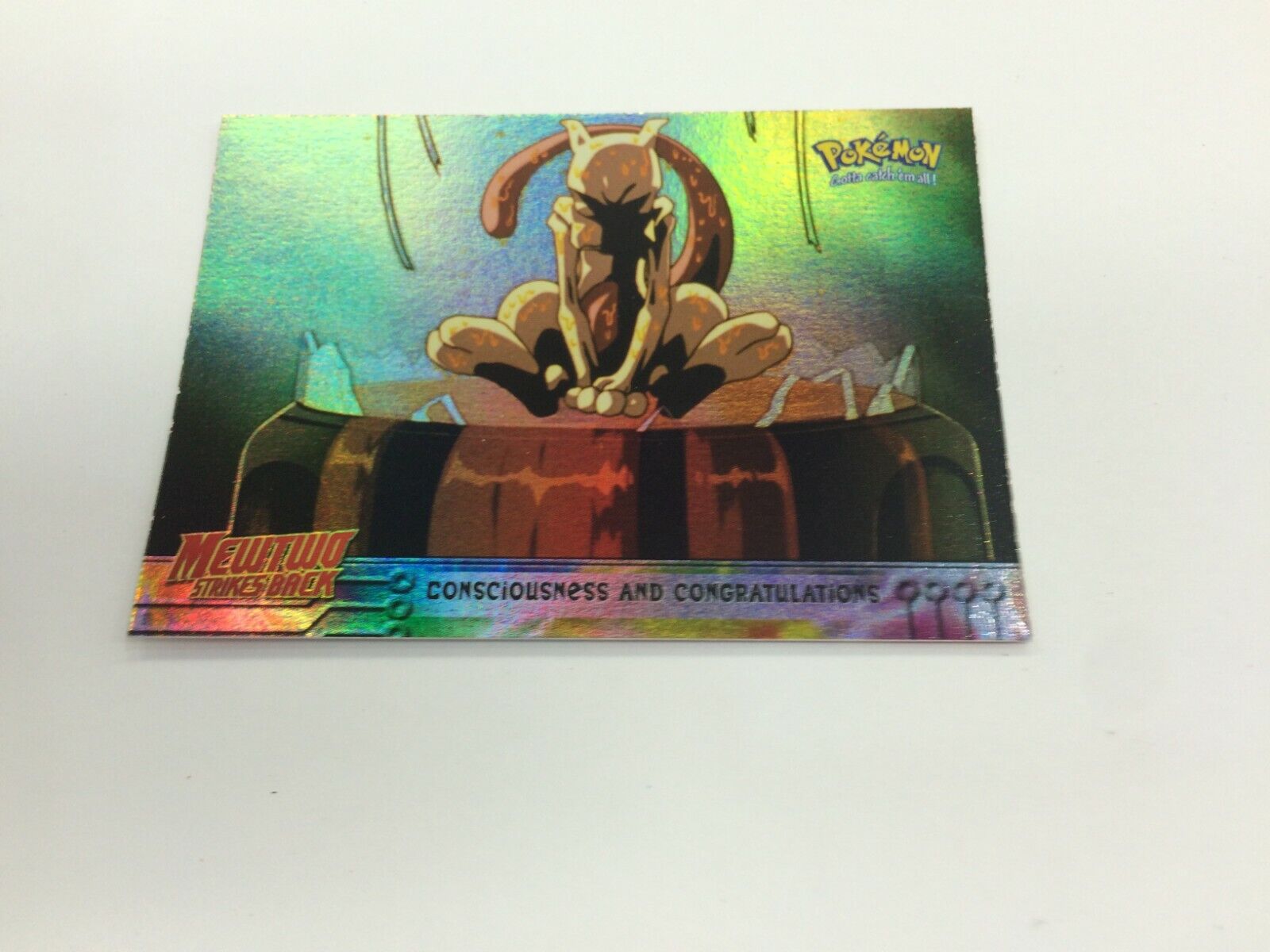 1999 TOPPS POKEMON FIRST MOVIE TRADING CARD HOLOFOIL CARD #3 CONSCIOUSNESS