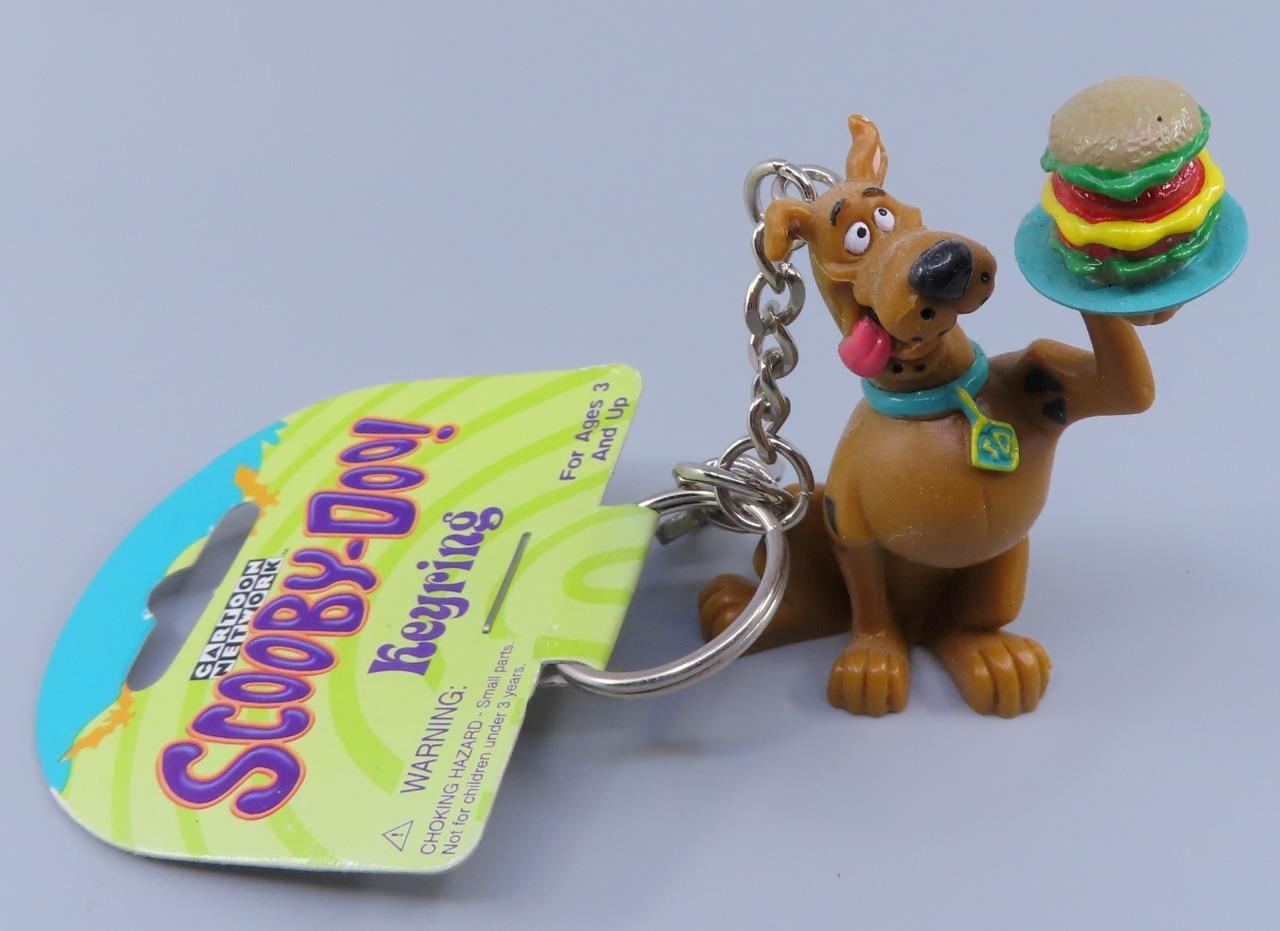 Cartoon Network Scooby-Doo Keyring Holding Cheesburger 2001 Warner Bros.