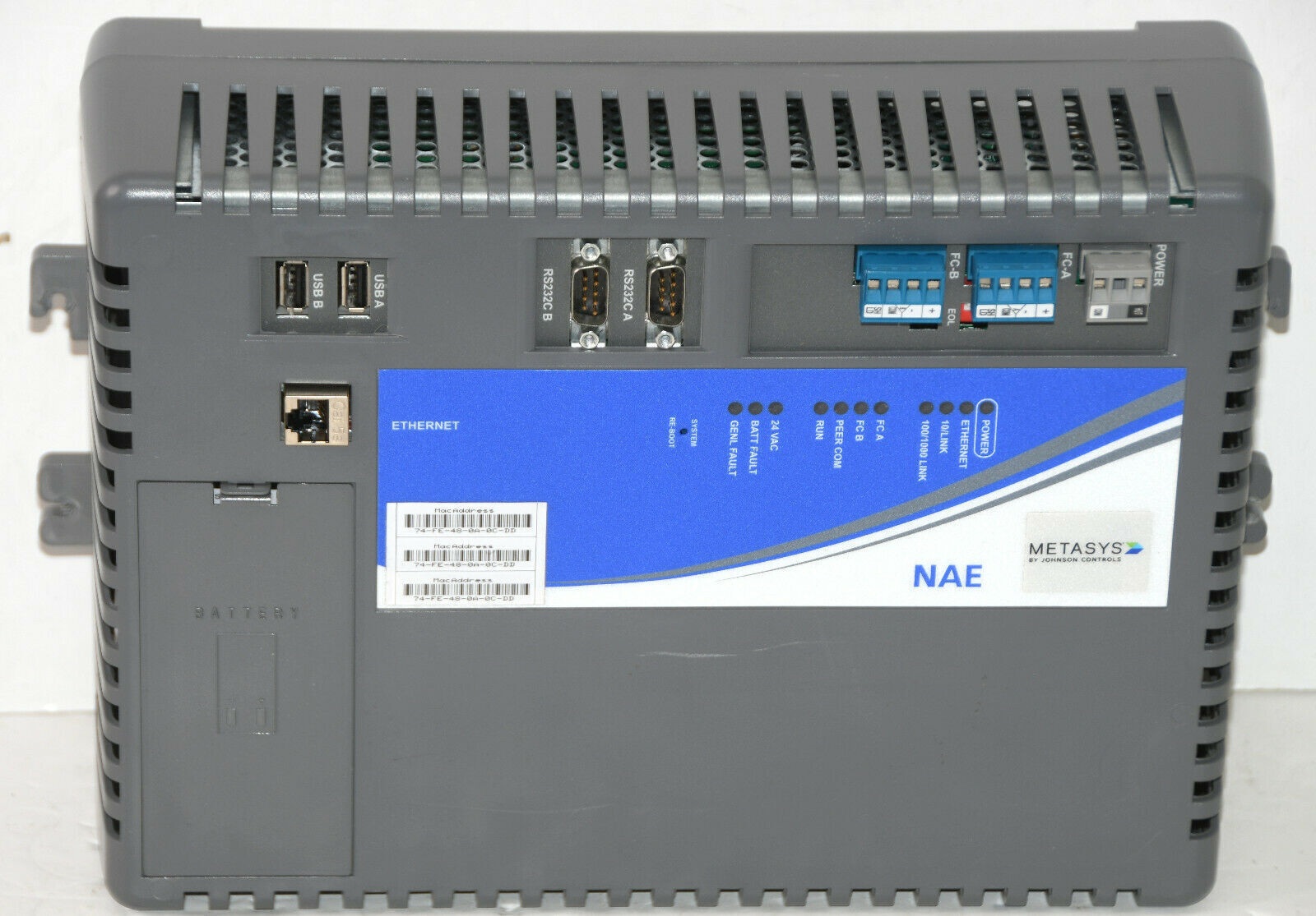 Johnson Controls Metasys MS-NAE5510-1 Controller NAE 5510 MSNAE55101