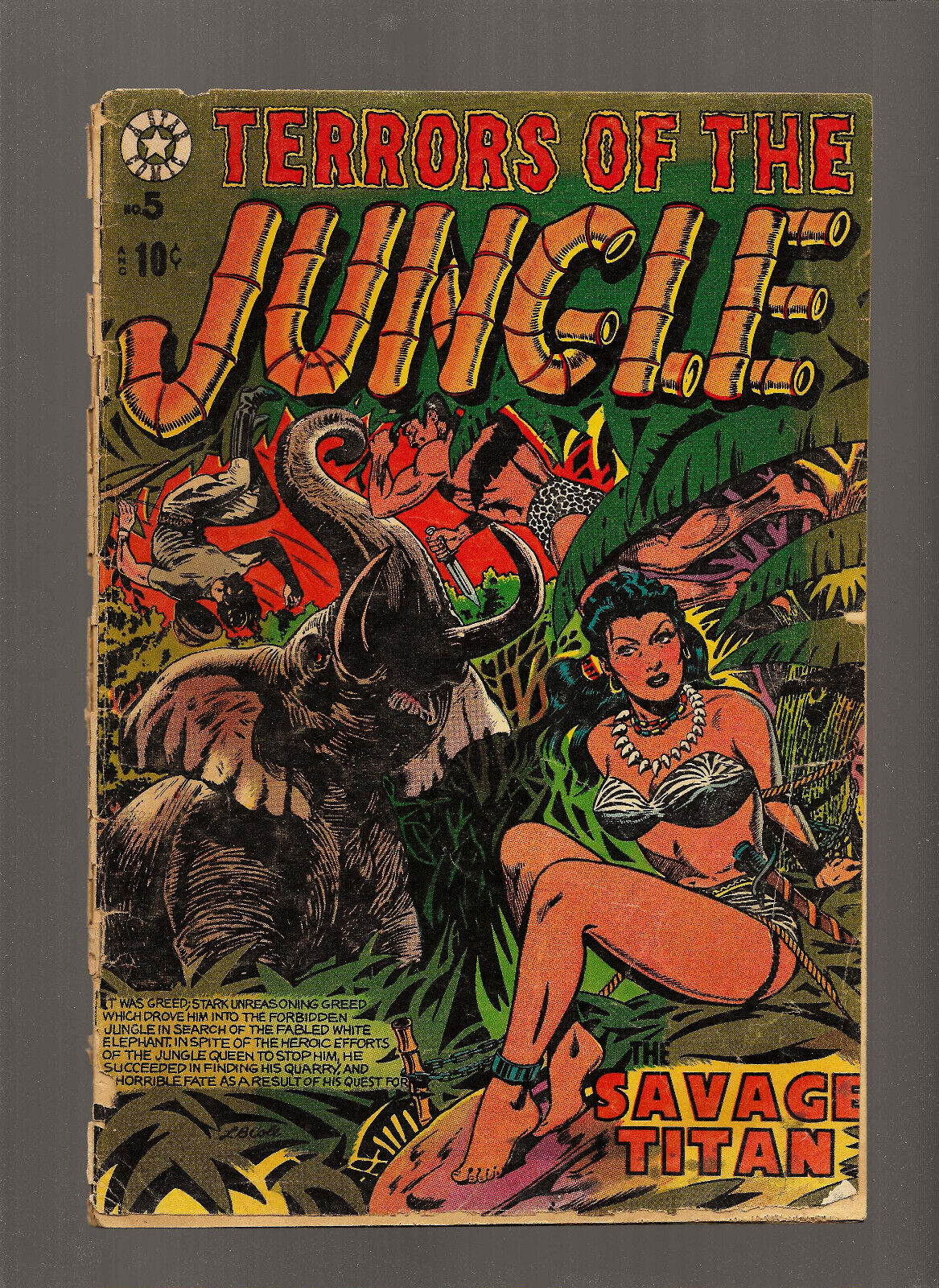 Terrors of the Jungle #5 - L. B. Cole GGA Art