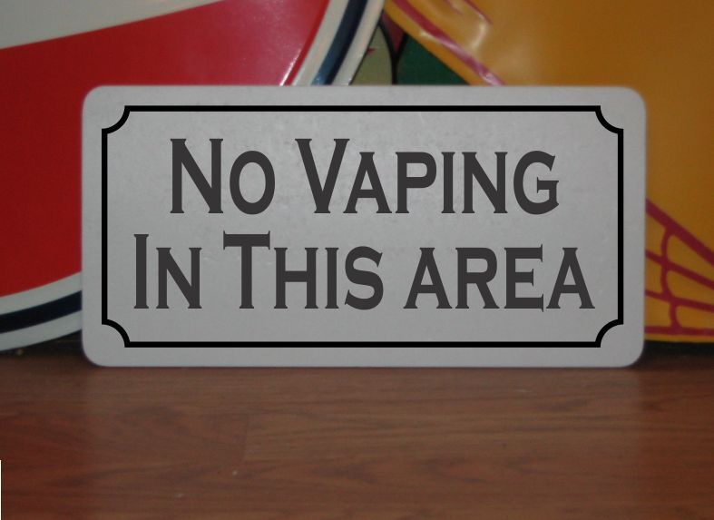 NO VAPING IN THIS AREA Metal Signs 6\