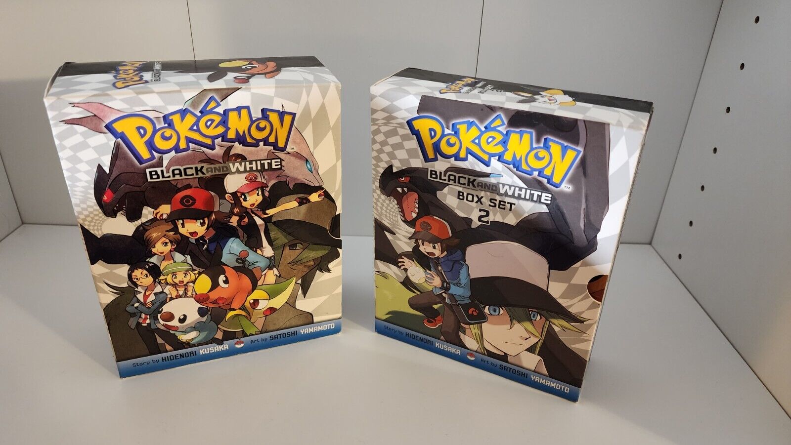 Pokemon Adventures Black and White Manga Box Sets 1 & 2
