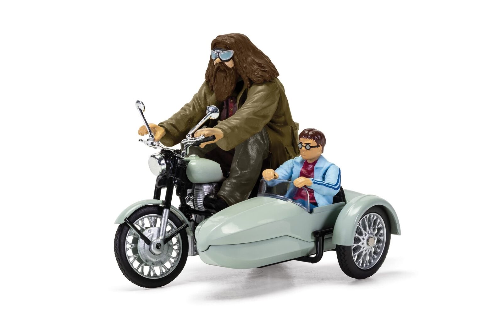 Corgi Harry Potter & Hagrid Motorcycle and Sidecar Deathly Hallows Fit The Bo...
