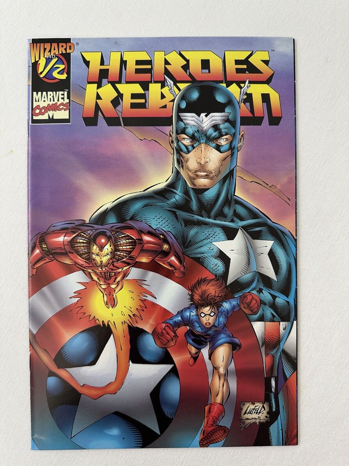 Heroes Reborn #1/2 | Wizard | Marvel | 1996 w/COA
