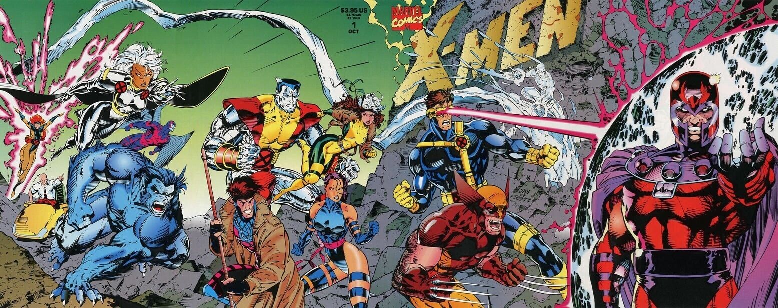 X-Men (1991) #1 Gatefold Cover. Combines All Variants VF. Stock Image