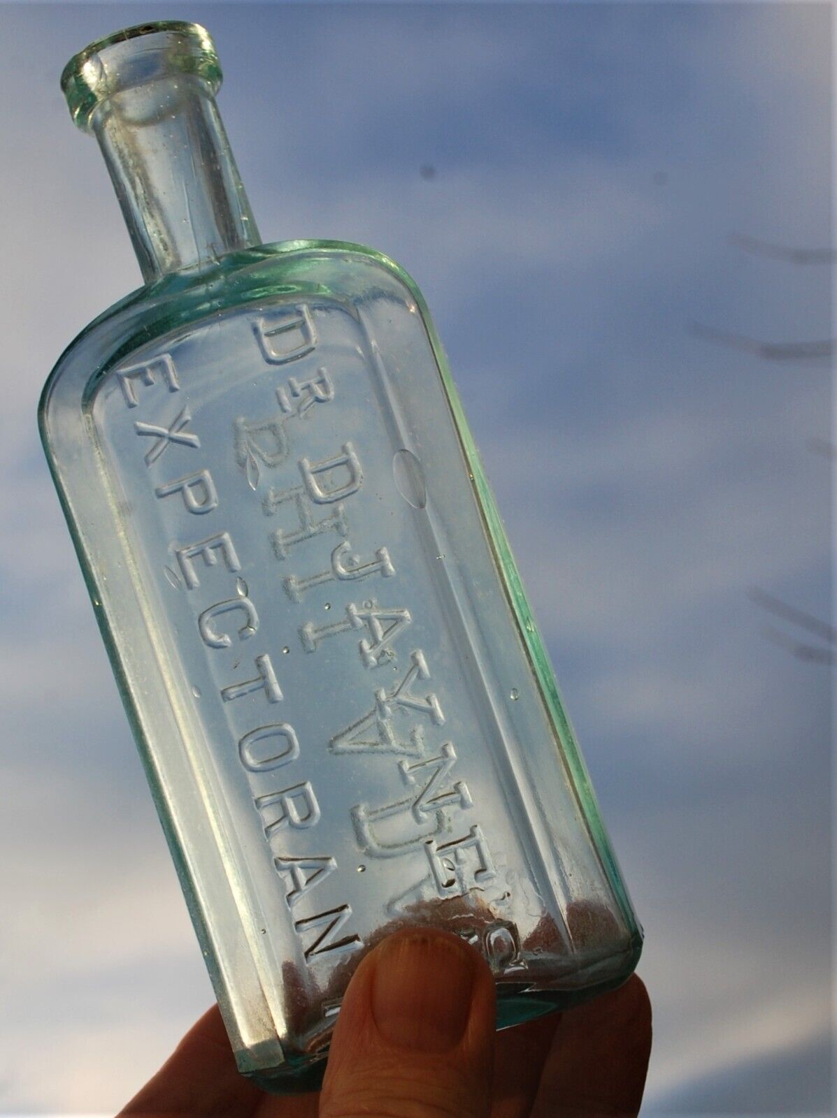 DR. D. JAYNE’S EXPECTORANT, an 1880s medicine bottle, from Philadelphia PA.