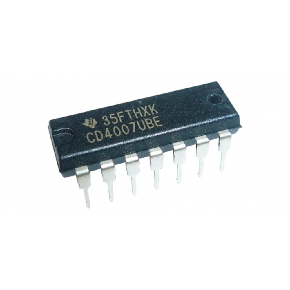5PCS CD4007UBE CD4007 CMOS Dual Complementary Pair + Inverter