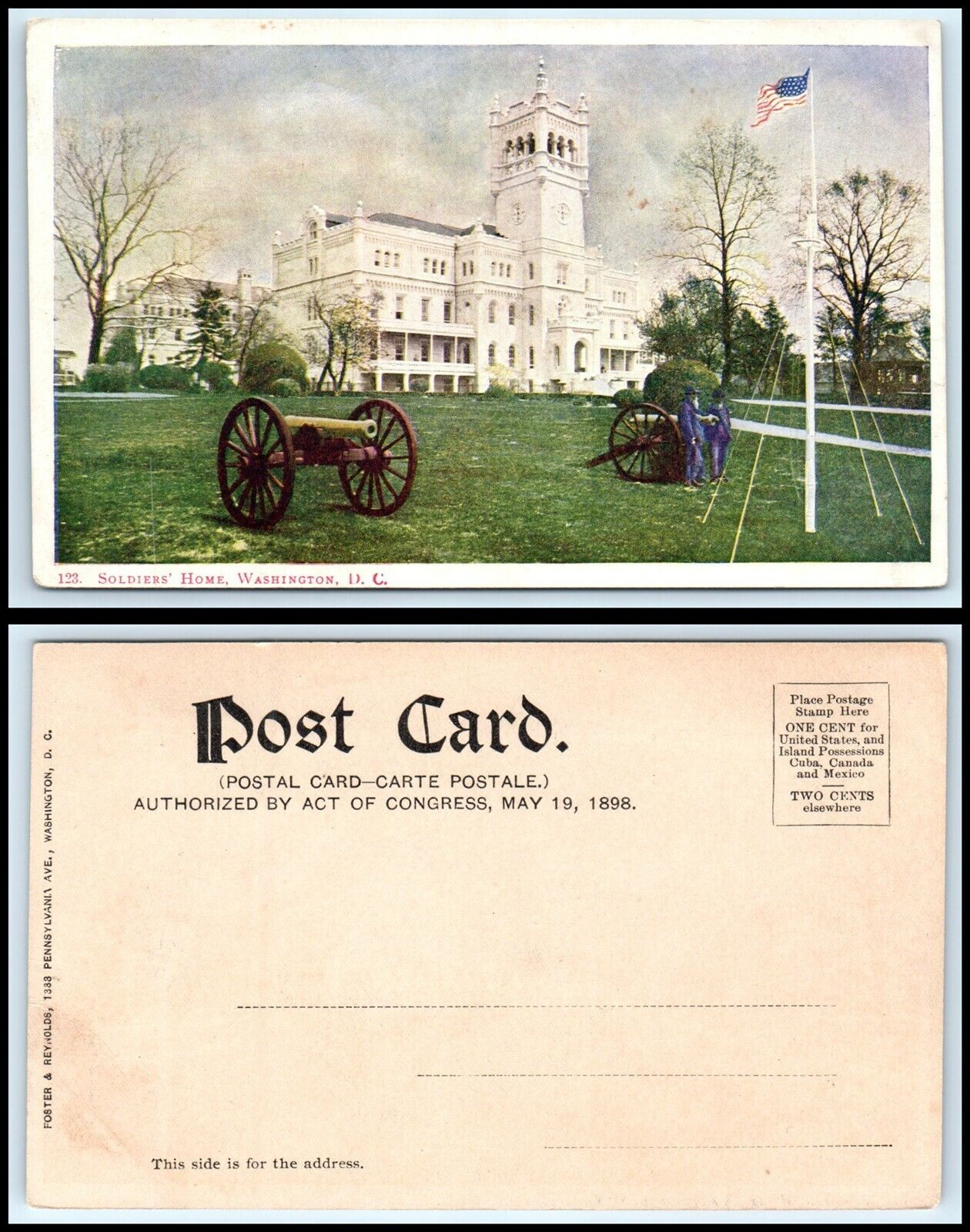 WASHINGTON DC Postcard - Soldiers Home N52