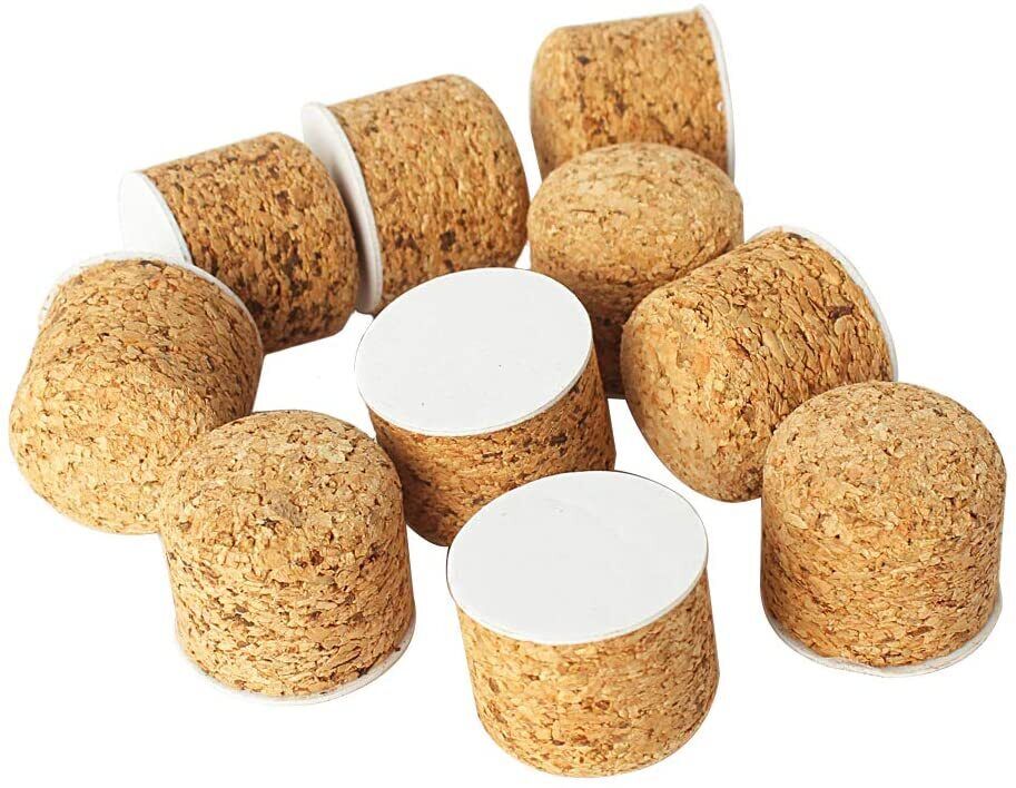 10 Pcs Tobacco Pipe Cork Knocker Soft Wooden Cork Stopper Ashtray Cleaning Tool 