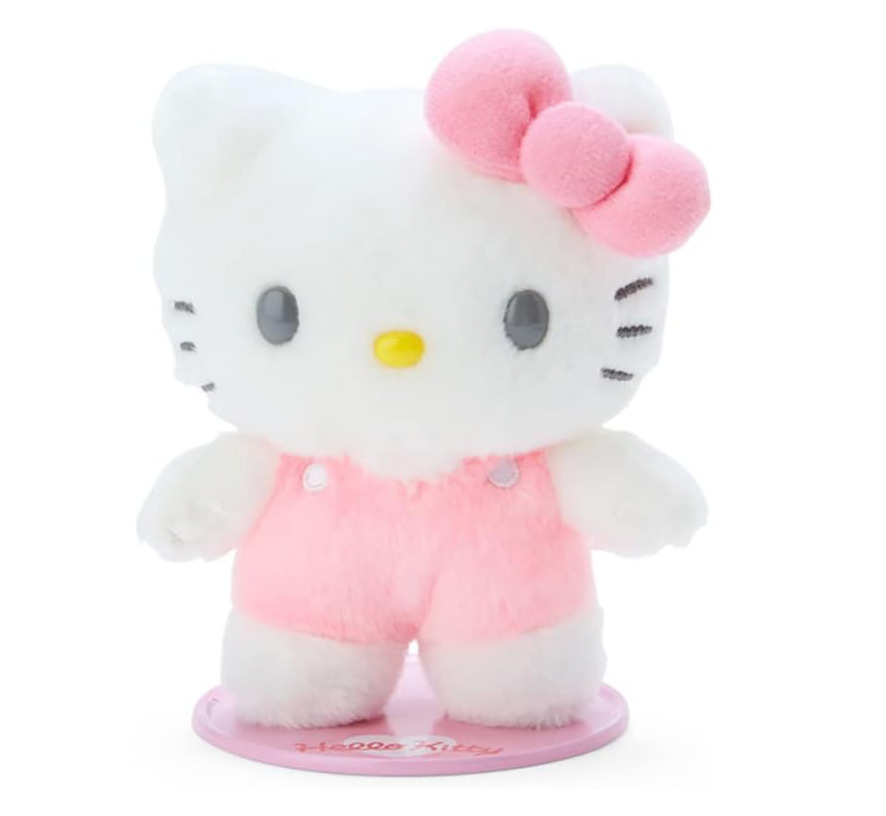 Sanrio Character Hello Kitty Doll Plush MEDIUM Size Pitatto Friends Stand Alone