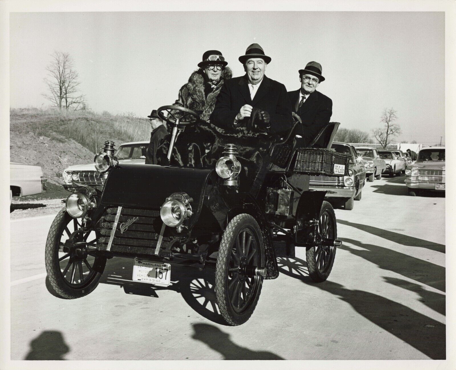 1916 Cadillac Maryland Plates VINTAGE  8x10 Photo