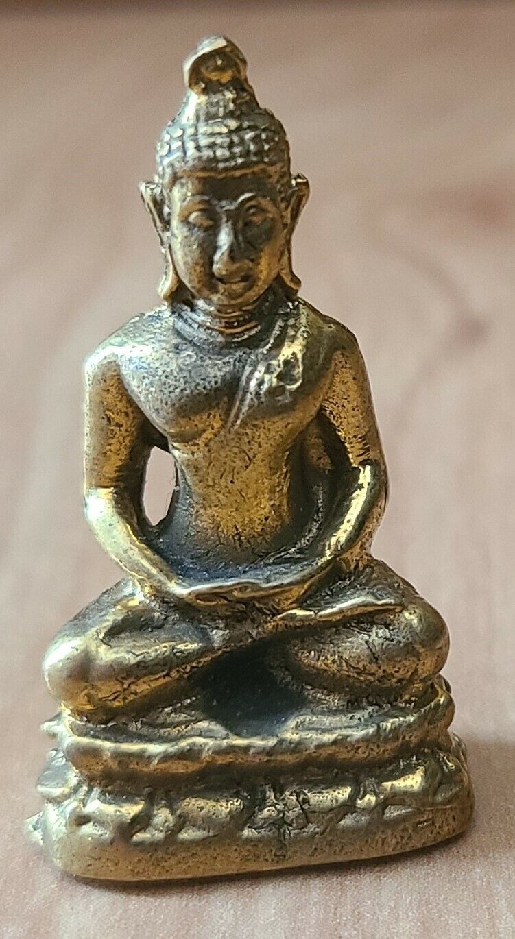 Phra Kring Thai Buddha Amulet Luck Protection Longevity
