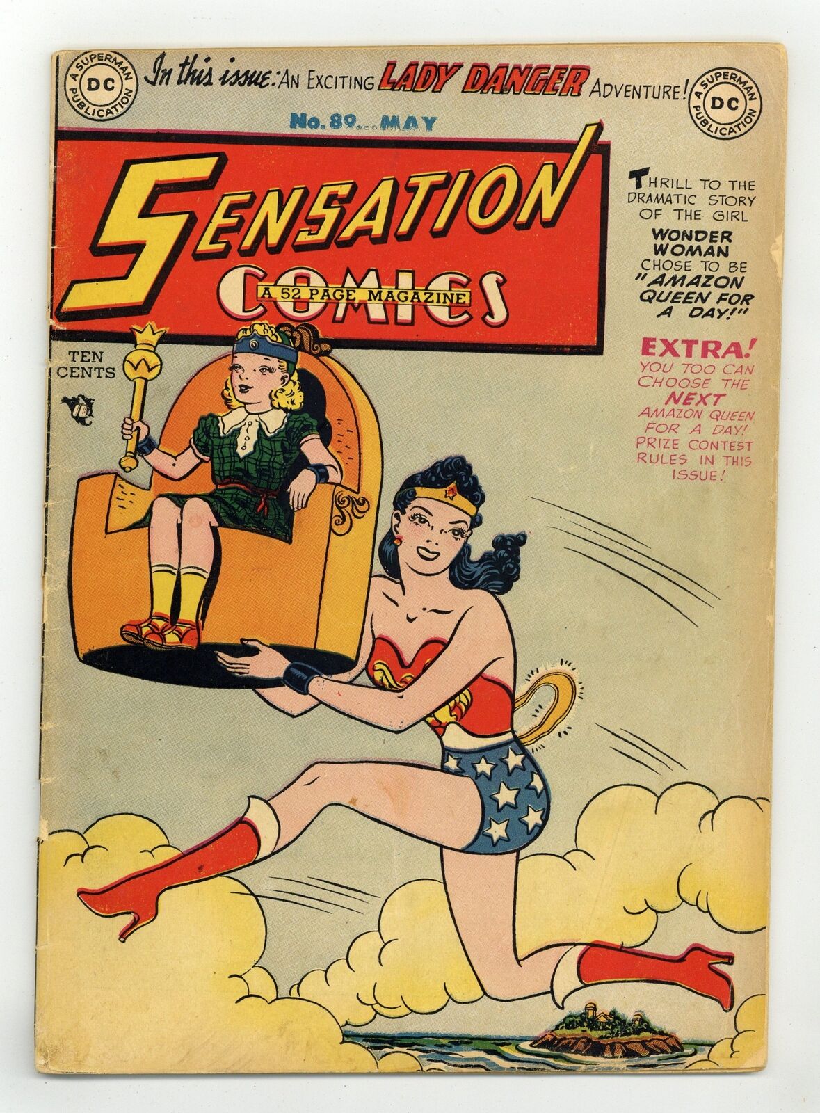 Sensation Comics #89 GD/VG 3.0 1949