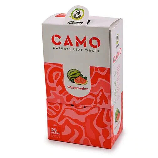 CAMO Self-Rolling Wraps 125 wraps - Watermelon  Full box- FAST SHIPPING