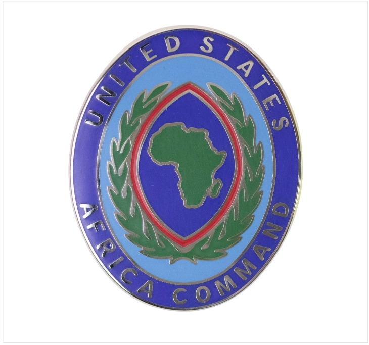 GENUINE U.S. IDENTIFICATION BADGE: UNITED STATES AFRICA COMMAND