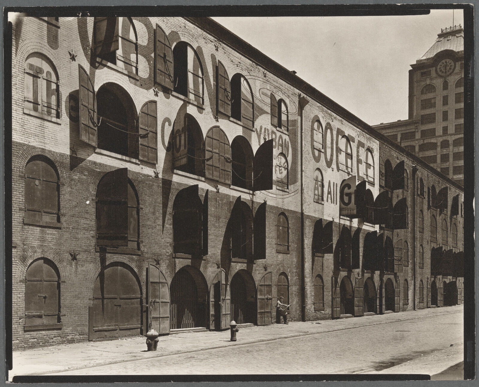 Old 8X10 Photo, 1930\'s Warehouse, Water and Dock Streets New York City 58495536