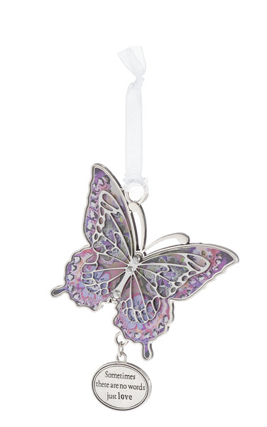 Ganz Butterfly ornament - Car Charm Sometime there are no words just Love FS USA