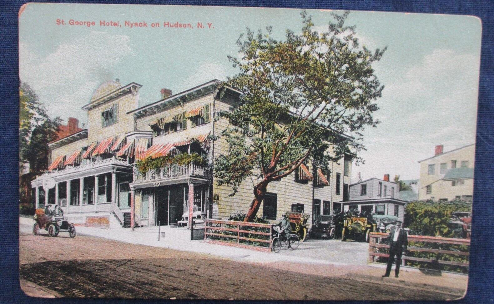 ca1910 Nyack on Hudson New York St George Hotel Postcard