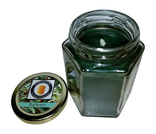 Bayberry Scented 100 Percent  Beeswax Jar Candle, 12 oz 