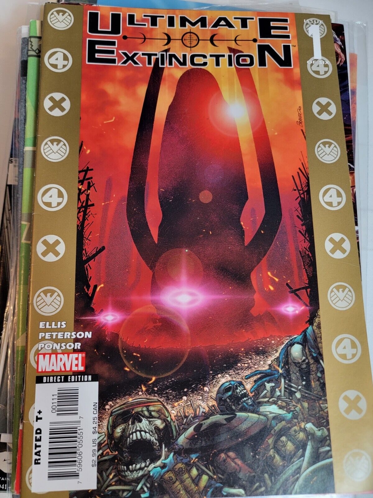 Comic Book Marvel Comics Ultimate Extinction #1 