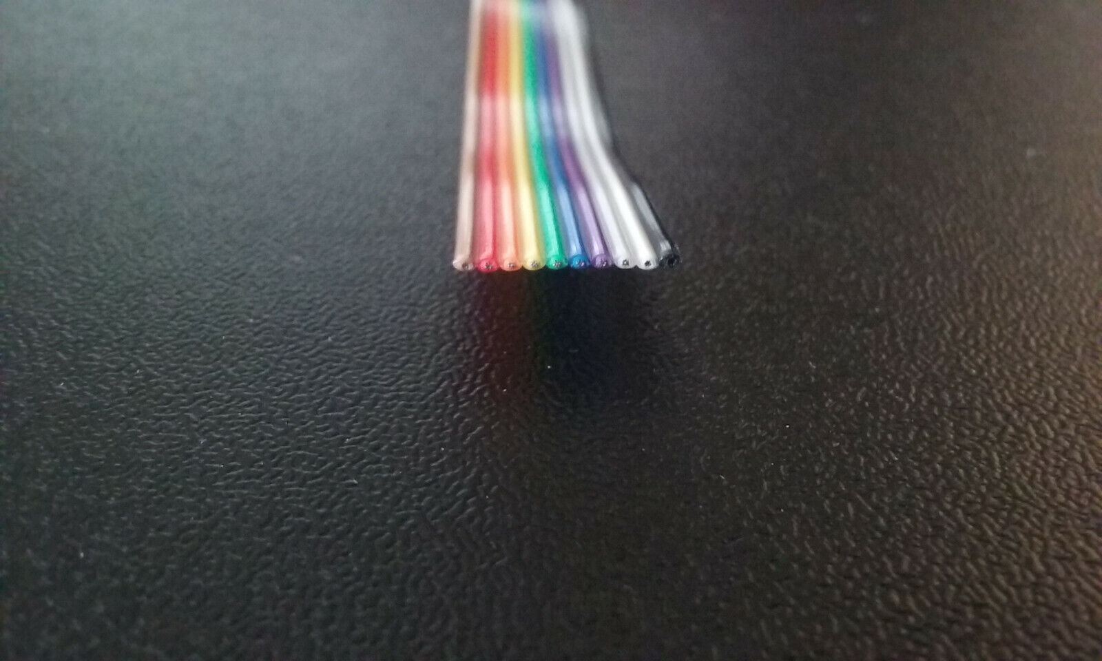 10 Conductor 28awg Color Rainbow Ribbon Wire Cable