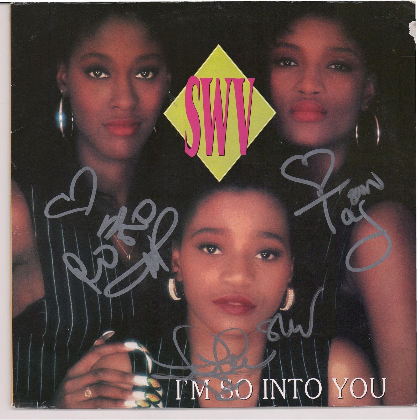 SWV Autographed I'm So into You Album with 3 Signatures BAS
