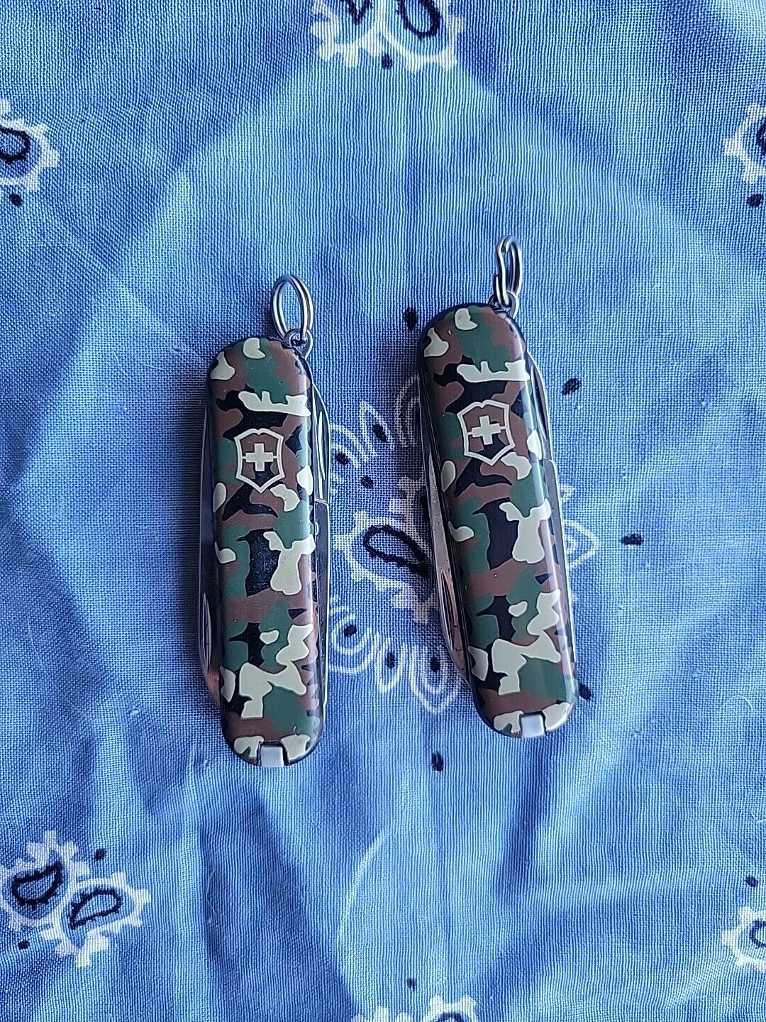 Victorinox 58MM Classic Camouflage Swiss Army Knife - LOT OF 2