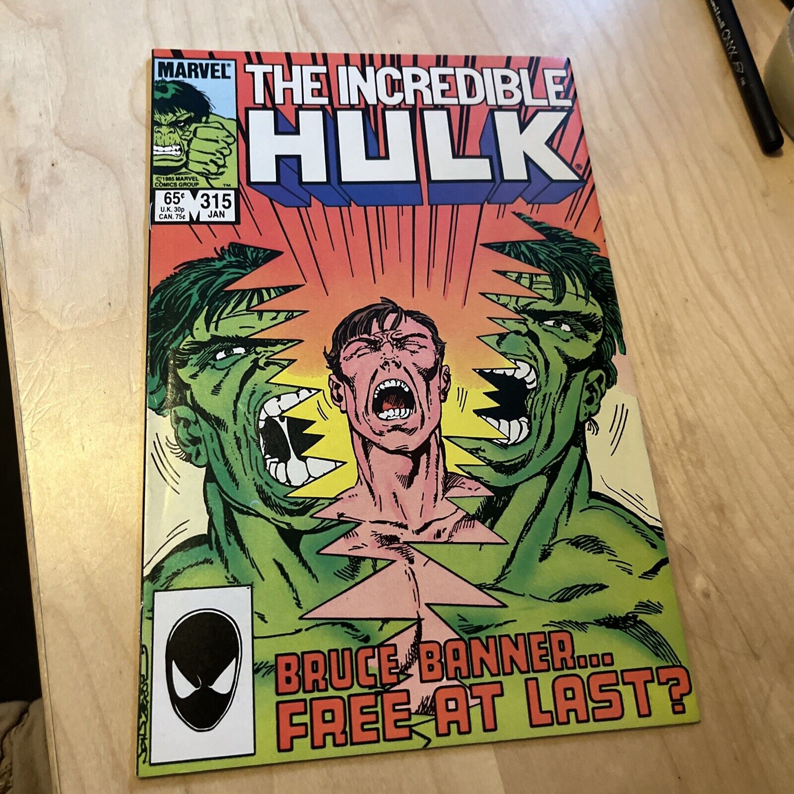 Marvel The Incedible Hulk Issue #315