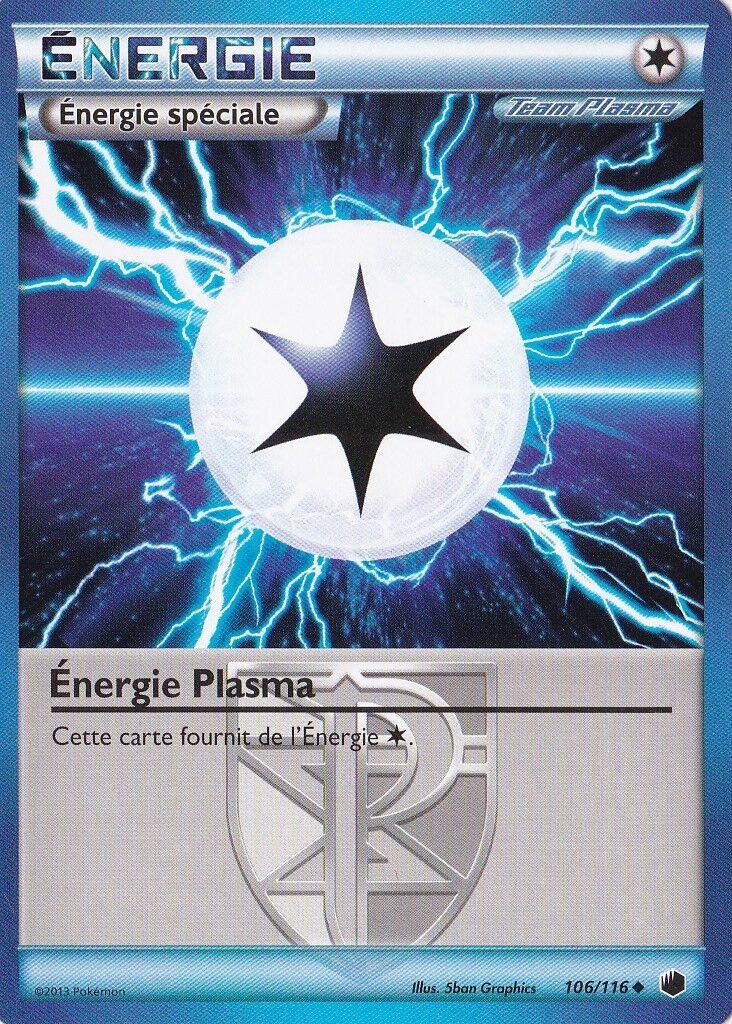 Plasma Energy - N&B:Plasma Glaciation - 106/116 - New French Pokemon Card