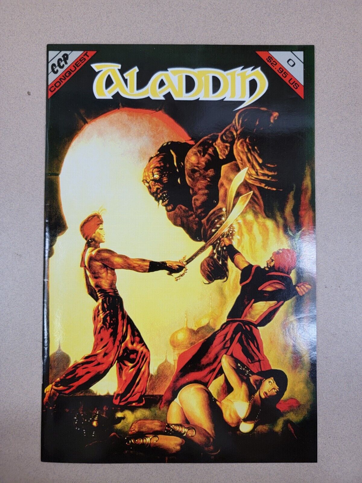 Conquest Press Aladdin #0 Feb 1993 By Chris Pepo Illustrated Comics Book