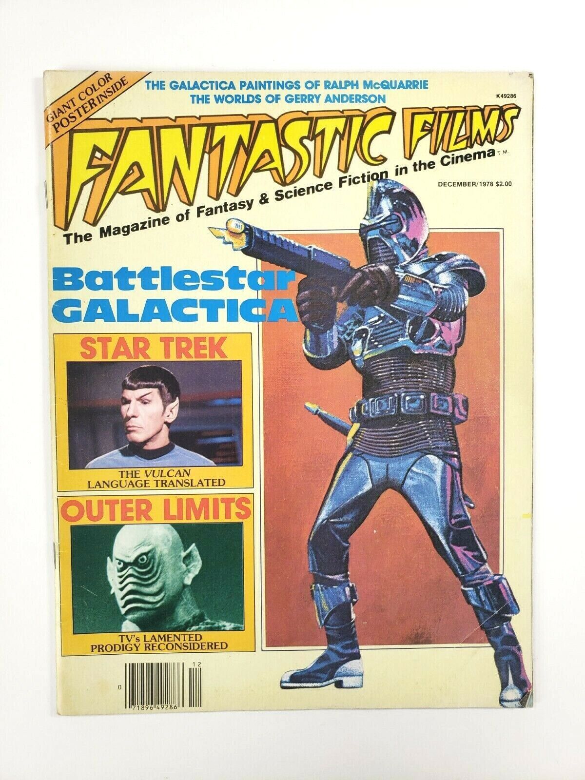 FANTASTIC FILMS Magazine Vol 1 #5 Blake Publishing 1978 Battlestar Galactica