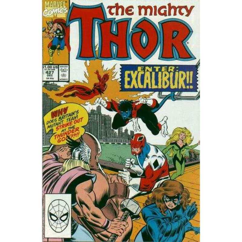 Thor (1966 series) #427 in Near Mint + condition. Marvel comics [q,