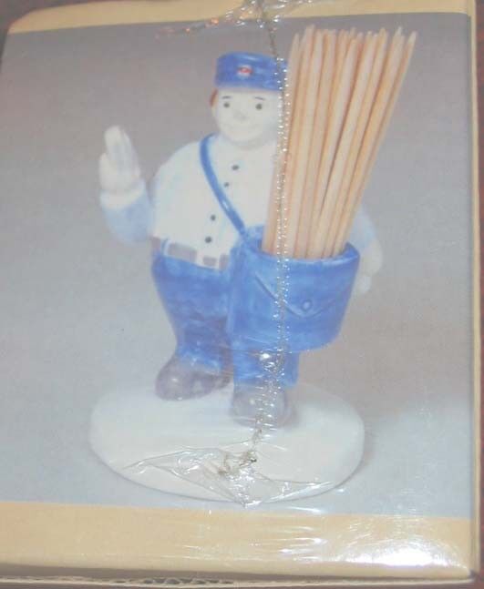 Hoan Ceramic Toothpick Holder Mailman New In Package 