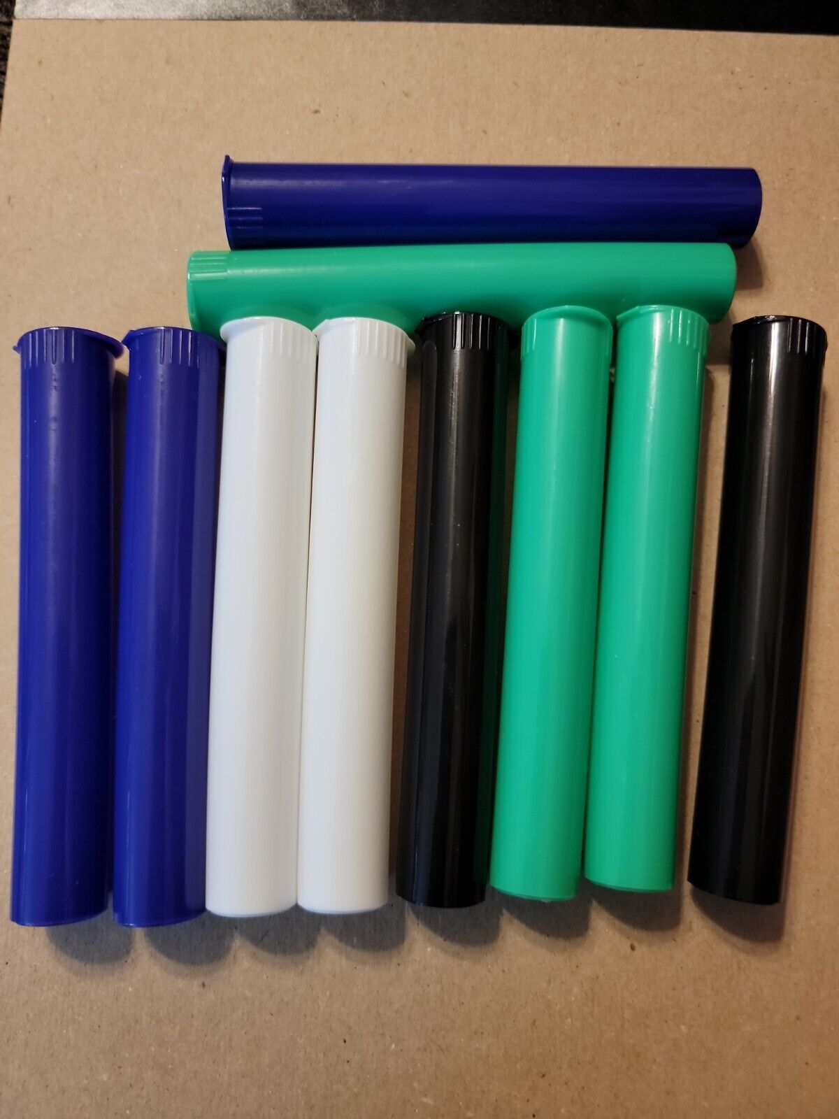 10 Container Tubes for King Size 109MM 4.5 Inches.