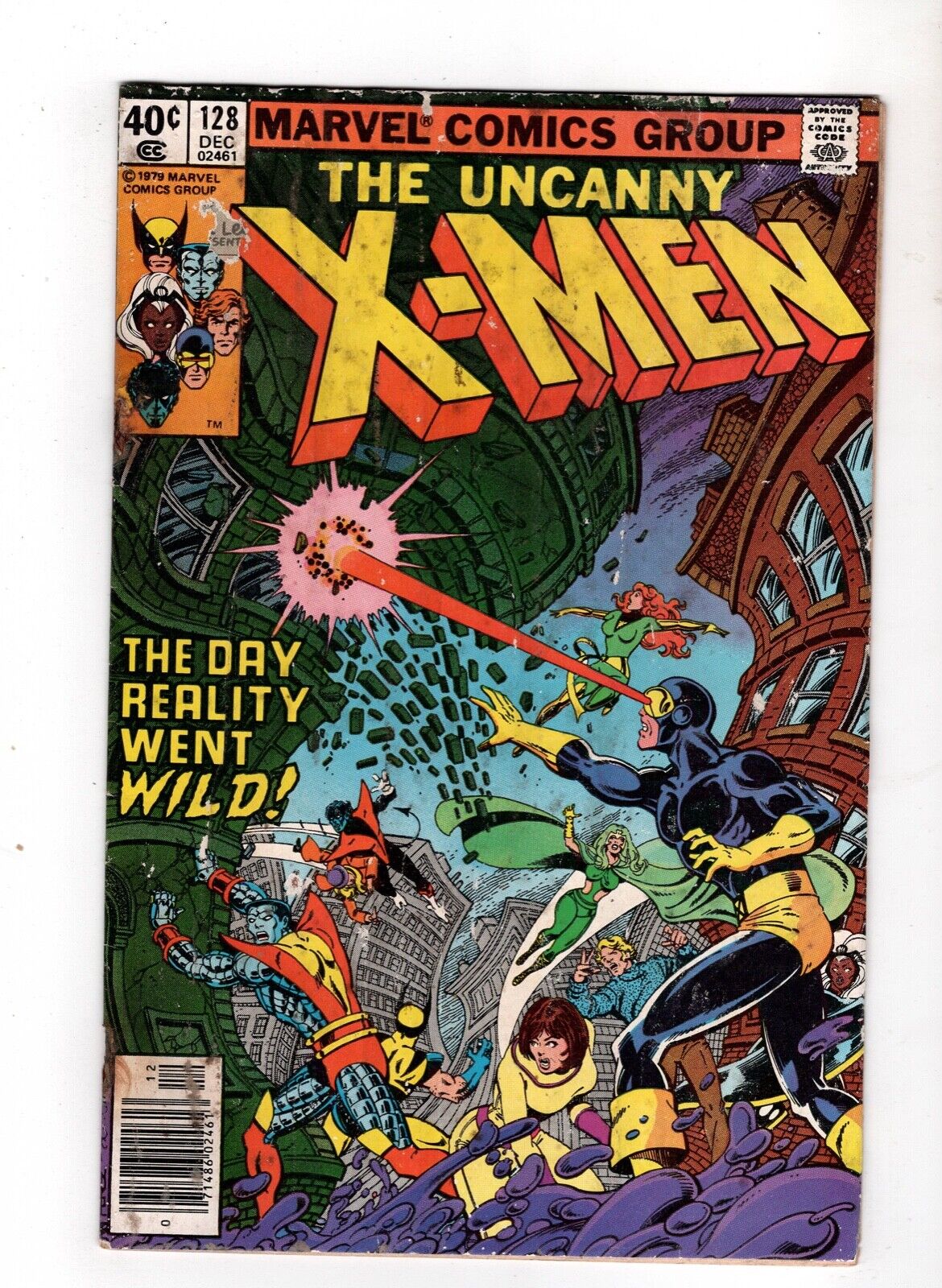 Uncanny X-Men #128, GD 2.0, Wolverine, Cyclops, Havok, Storm; No Staples