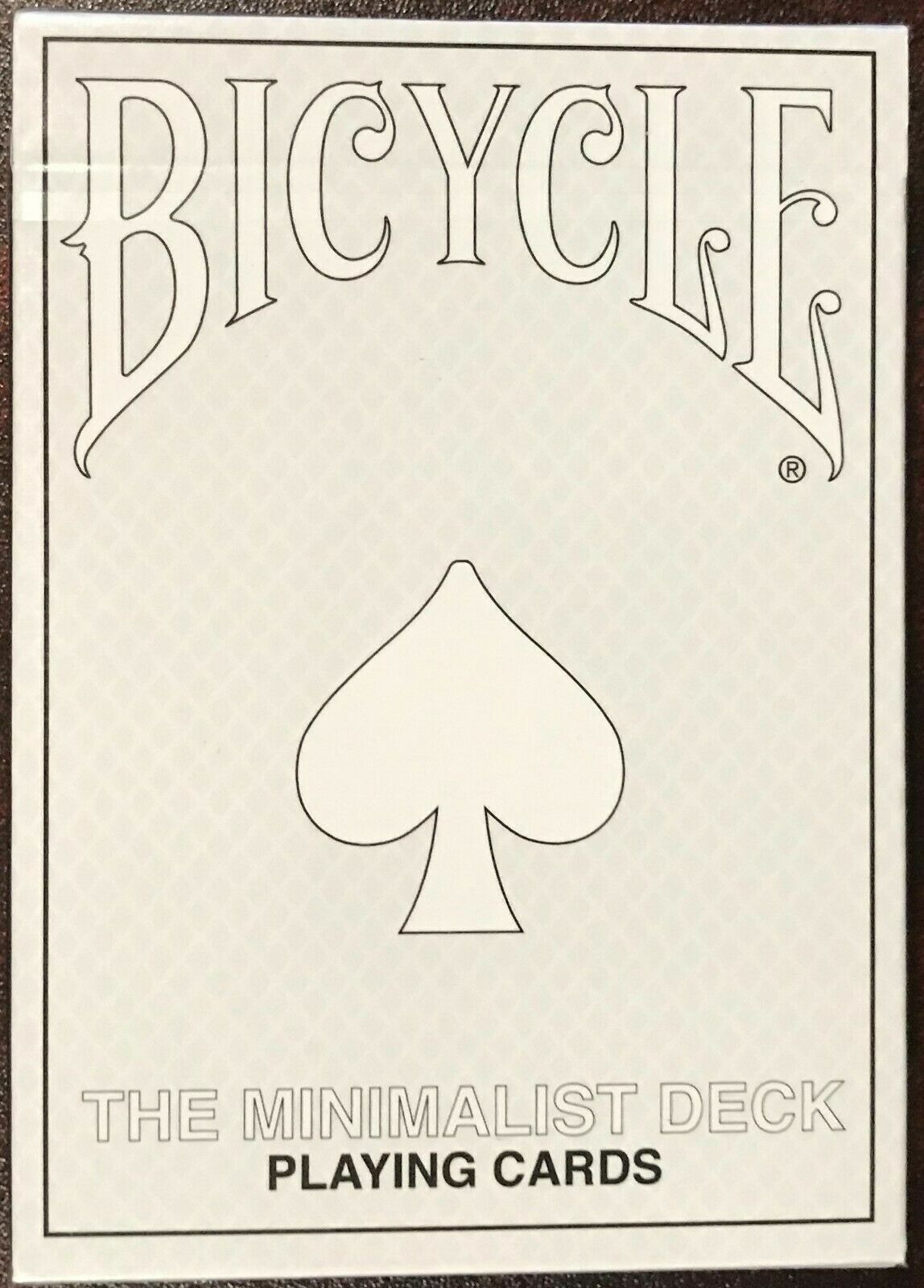 Bicycle The Minimalist Deck - New Playing Card Deck White - 1 in 5000 