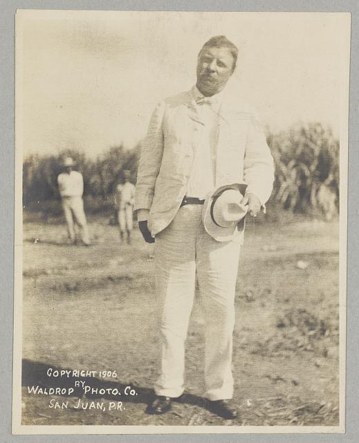 Photo:[Pres. Roosevelt at R. R. Station, Arecibo, Puerto Rico]