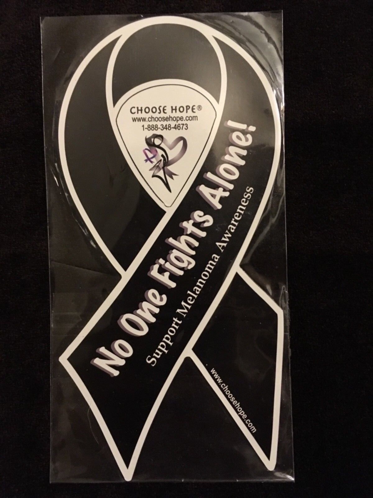 SUPPORT MELANOMA AWARENESS MAGNET (NEW IN PACKAGE)