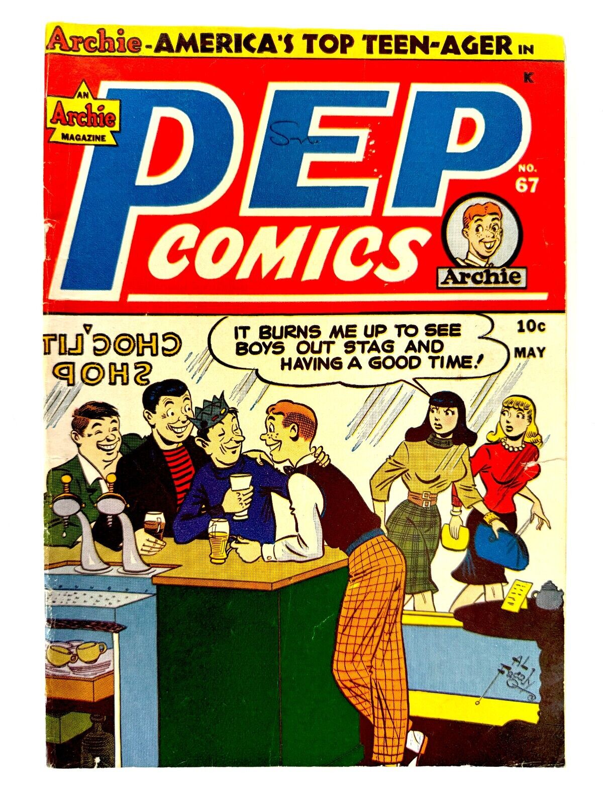 Archie PEP COMICS (1948) #67 BETTY VERONICA Golden Age VG Ships FREE