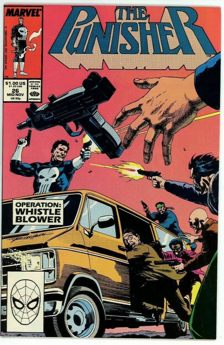 Punisher #26 (1987) - 9.6-9.8 NM/MT *The Whistle Blower*