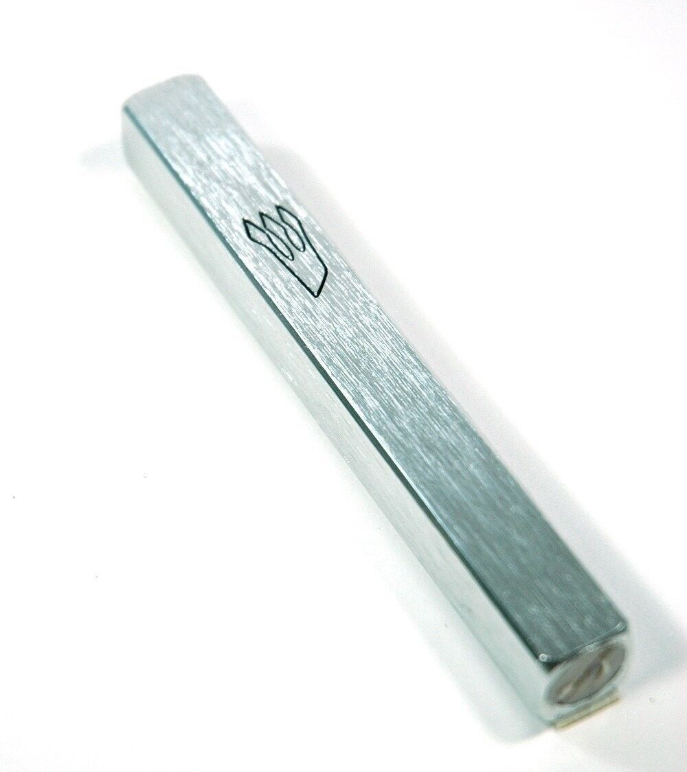 Aluminum Weather-proof Mezuzah Covers (3.5 inches (for 7cm scroll), silver)